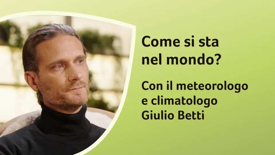 foto del protagonista Giulio Betti, meteorologo e climatologo
