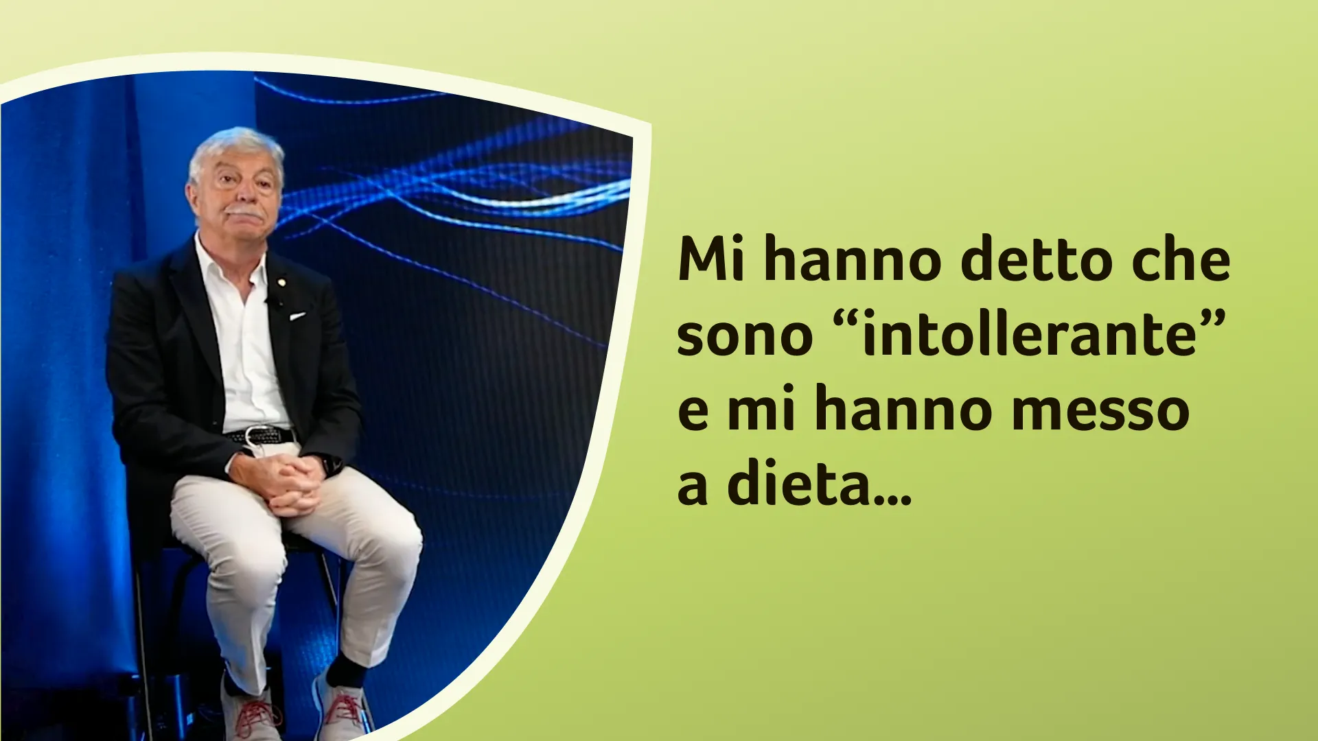 dottor Ventriglia durante le registrazioni in studio